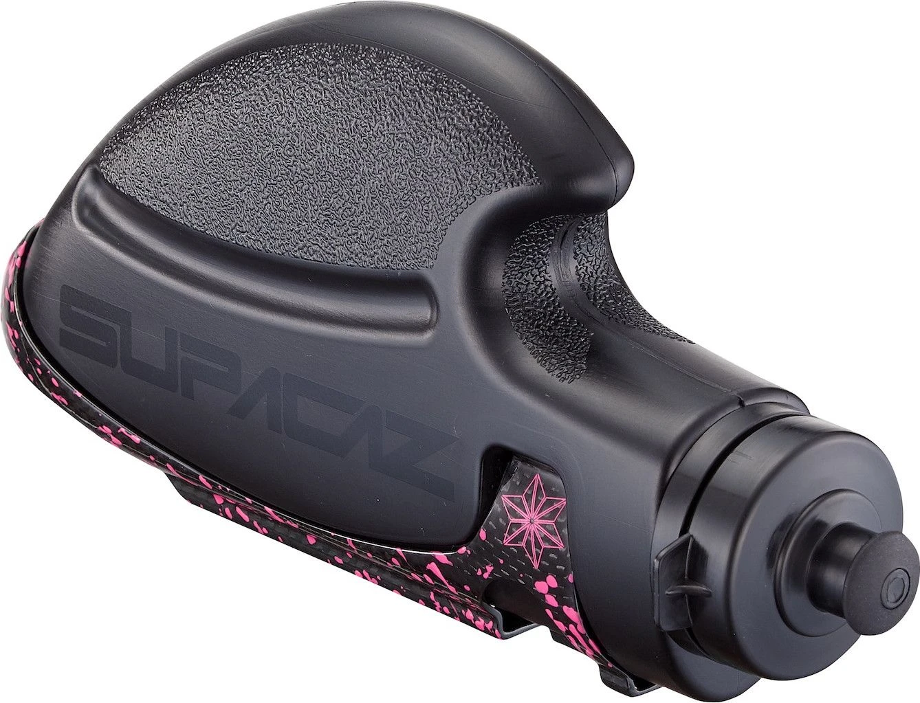 Supacaz Bottle Holder TriFly Carbon Neon Pink With Can A Ro