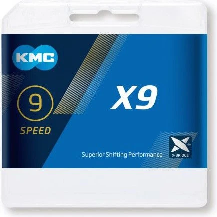 Chain KMC X9 114 Links 9V Silver - Image 2