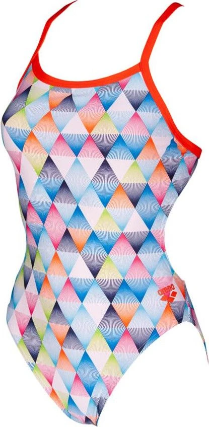 Arena Linear Triangle Challenge Back Swimsuit Multi-color