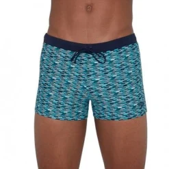 Speedo Valmilton Aqsh Navy Blue White Swimsuit