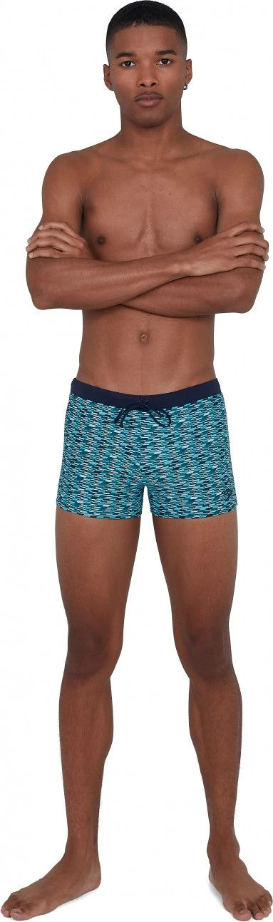 Speedo Valmilton Aqsh Navy Blue White Swimsuit