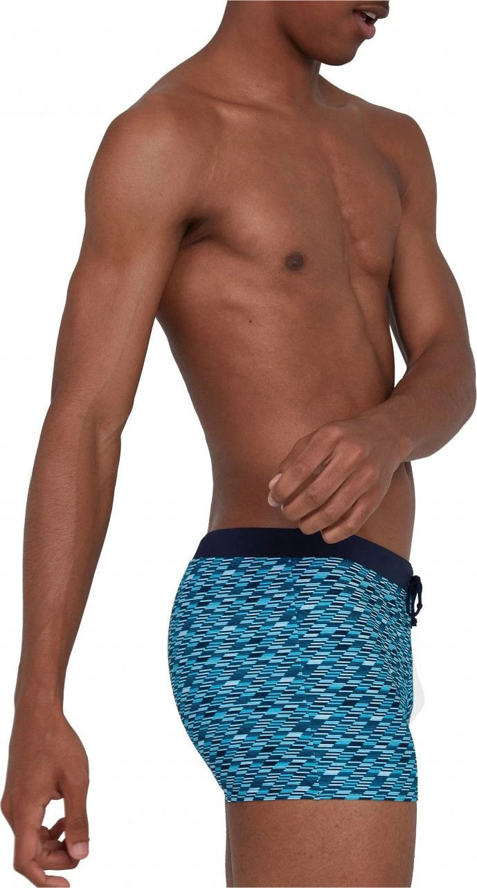 Speedo Valmilton Aqsh Navy Blue White Swimsuit - Image 4