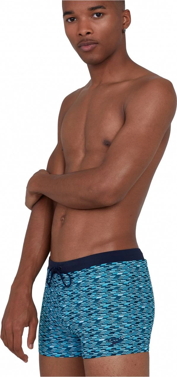 Speedo Valmilton Aqsh Navy Blue White Swimsuit - Image 5