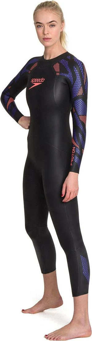 Jumpsuit N Opr Ne Woman Speedo Proton Fullsuit Black Purple - Image 2