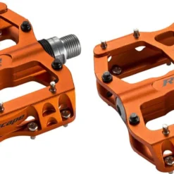 Pair Of Orange Reverse Escape Flat Pedals