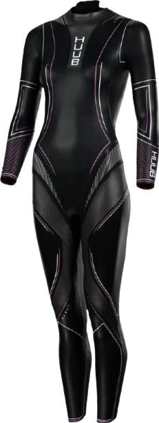 HUUB Aura 2 3.3 Womens Wetsuit Black Pink - Image 2