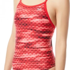 TYR Diamondfit Swimsuit Red
