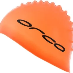 Orca Silicone Swimcap Orange