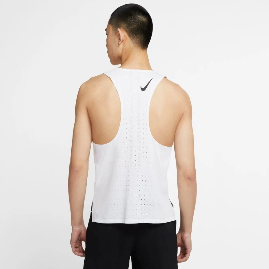 Nike AeroSwift Tank Top White - Image 4