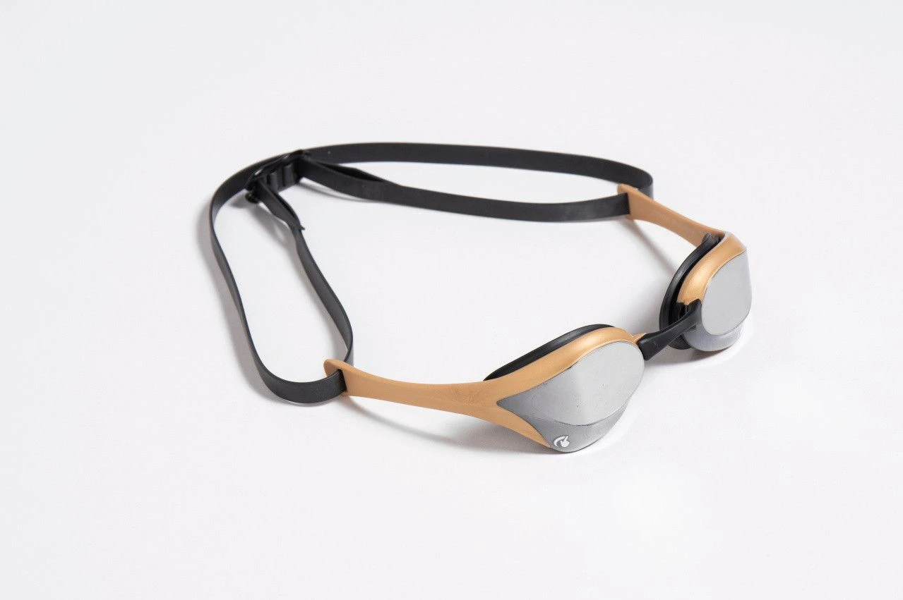 Arena COBRA ULTRA SWIPE MR SILVER GOLD Swimgoggles - Image 4