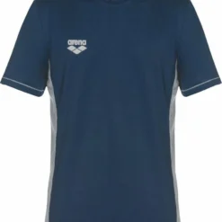 Arena Team Line Short Sleeve Tech T-shirt Navy Blue