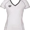 Arena Team Line Short Sleeve T-Shirt White Woman