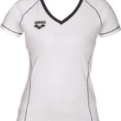 Arena Team Line Short Sleeve T-Shirt White Woman