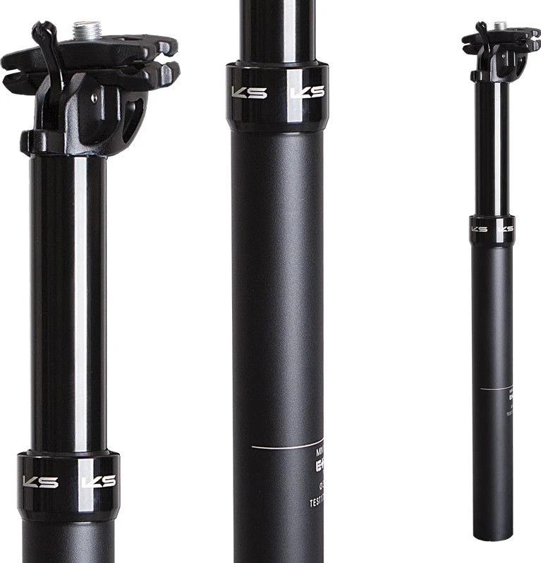 KS Kind Shock ETEN REMOTE External Passage Telescopic Seatpost Black (Without Control) - Image 2