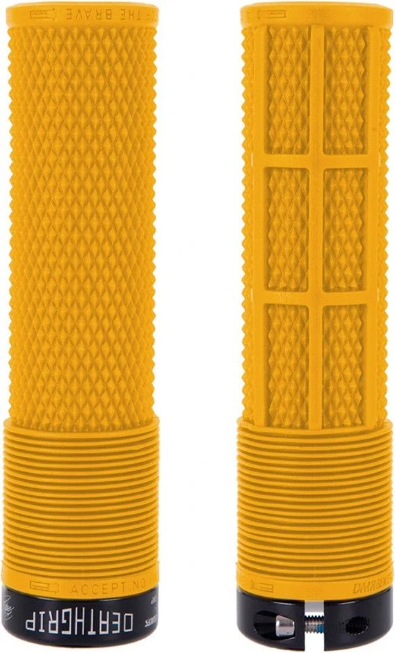 DMR DeathGrip Flangeless Grips Yellow