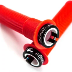 DMR DeathGrip Thin Grips With Flanges Red