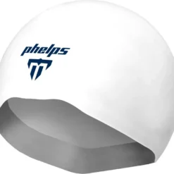 Michael Phelps XO 2 Swimcap White Gold Navy Blue
