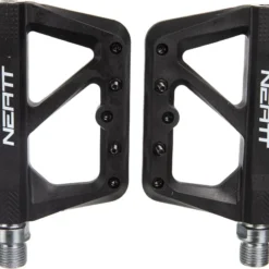 Pair Of Neatt Composite 5 Pin Flat Pedals Black