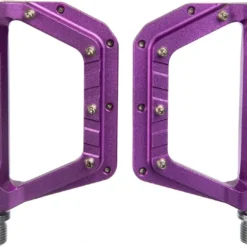 Pair Of Neatt Oxygen V2 8 Pin Purple Flat Pedals