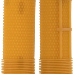 DMR DeathGrip Flangeless Thin Grips Orange Gum