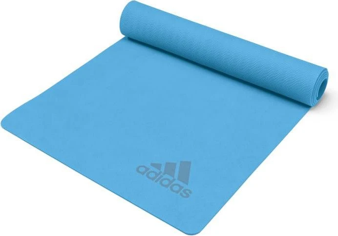 Yoga Mat Adidas Premium Yoga Mat 5mm Blue - Image 4