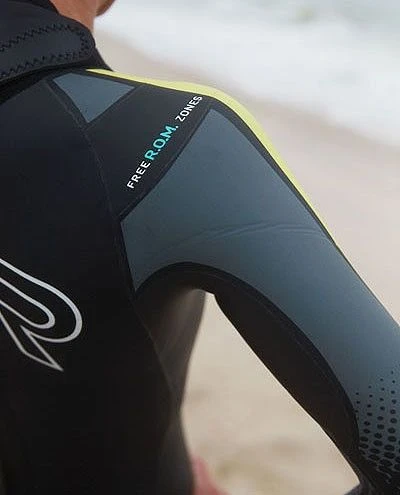 TYR Hurricane Cat 2 Womens Triathlon Suit Black / Yellow / Turquoise - Image 5