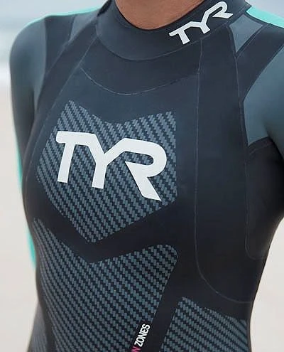 Tyr Hurricane Cat 5 Neoprene Womens Triathlon Wetsuit Black / Blue / Pink - Image 5