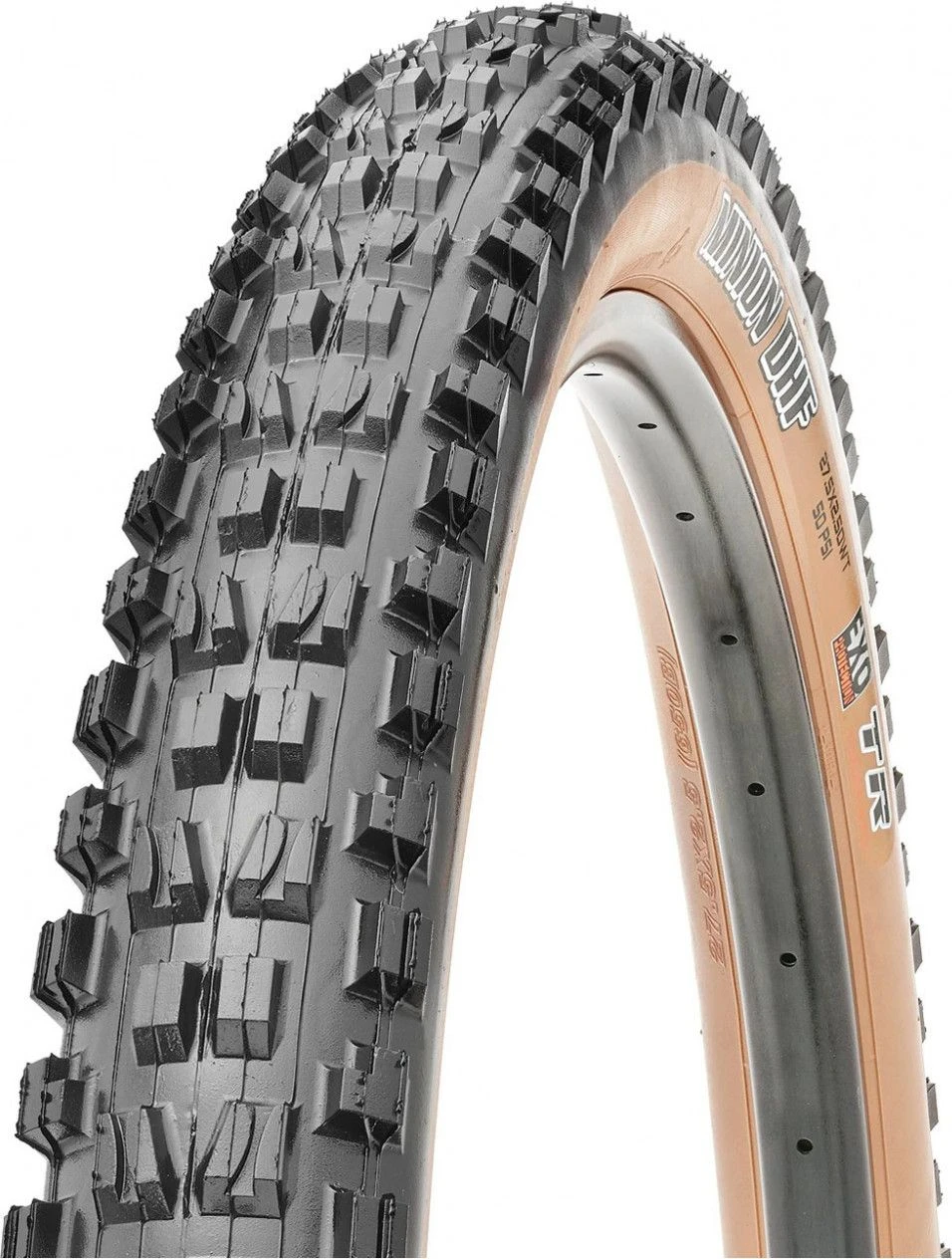Maxxis Minion DHF 29'' MTB Tire Tubeless Ready Foldable Wide Trail (WT) Exo Protection Dual Compound Skinwall