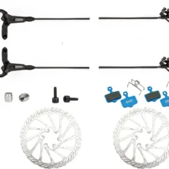 Elvedes HP4000 Dual Piston Mineral Brakes Black