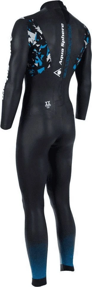 Aquasphere Aqua Skin Full Suit V3 Neoprene Suit Black / Blue - Image 3