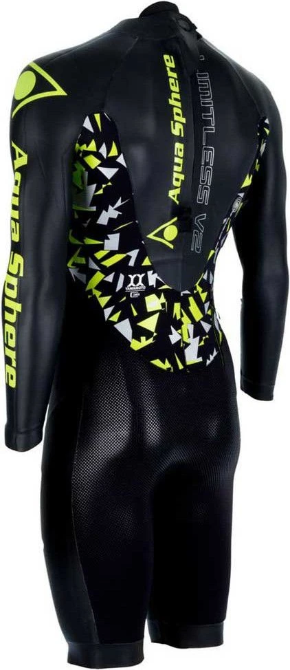 Aquasphere Limitless Suit V2 Neoprene Suit Black / Green - Image 2
