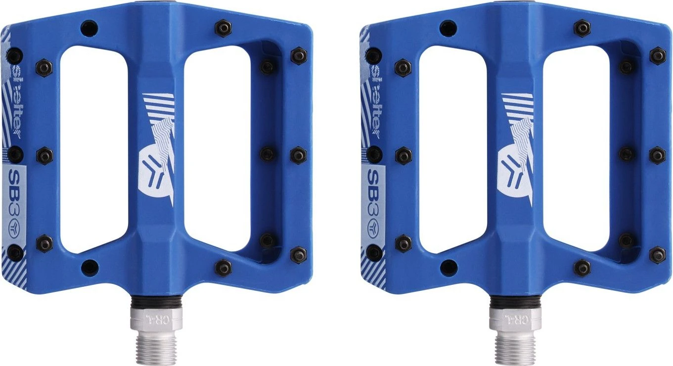 Pair Of Flat Pedals SB3 Shelter Blue