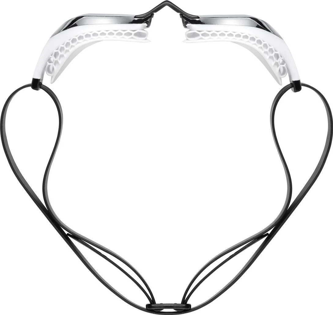 Arena Air-Speed Mirror Swimming Goggles White Black - Image 4