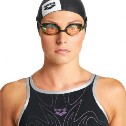 Arena Corbra Swipe Mirrored Sunglasses Yellow / Black