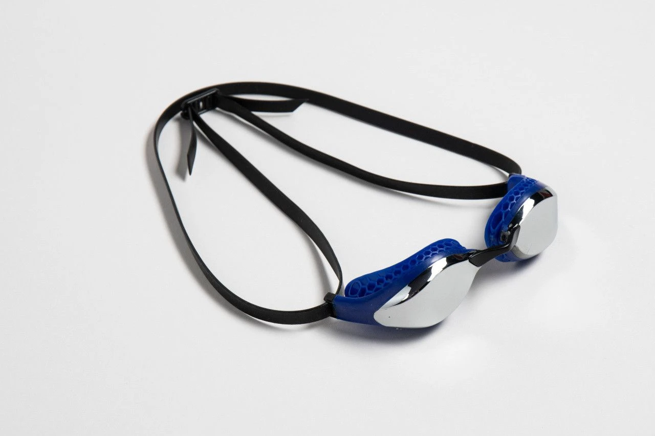 Arena Air-Speed Mirror Swimming Goggles Blue Black - Image 4