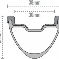 Enve M730 Disc 29 '' Rim Black