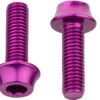 Wolf-tooth Wolf Tooth Water Bottle Cage Bolts (x4) M5x15 Mm Purple