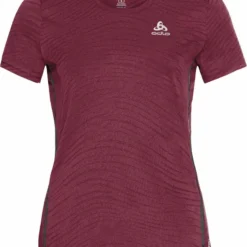 Odlo Zeroweight Engineered Women's Short Sleeve Jersey Red