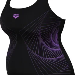 Women's Arena Spiral Vision One-Piece Swimsuit B Plus Size