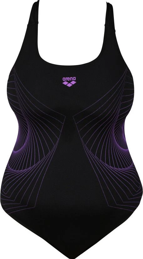 Women's Arena Spiral Vision One-Piece Swimsuit B Plus Size - Image 2
