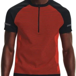 Under Armour Under Armor IntelliKnit 1/2 Zip Jersey Orange
