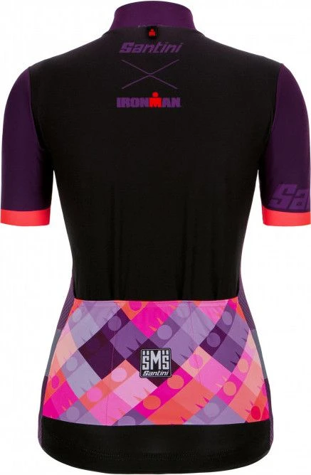 Santini X Ironman DEA Women's Short Sleeve Jersey Pink - Image 2