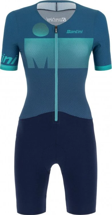 Santini X Ironman Audax Aero Sleeveless Trisuit Black / Coral Women - Image 5