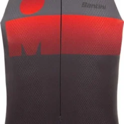 Santini X Ironman Audax Aero Sleeveless Jersey Black / Red