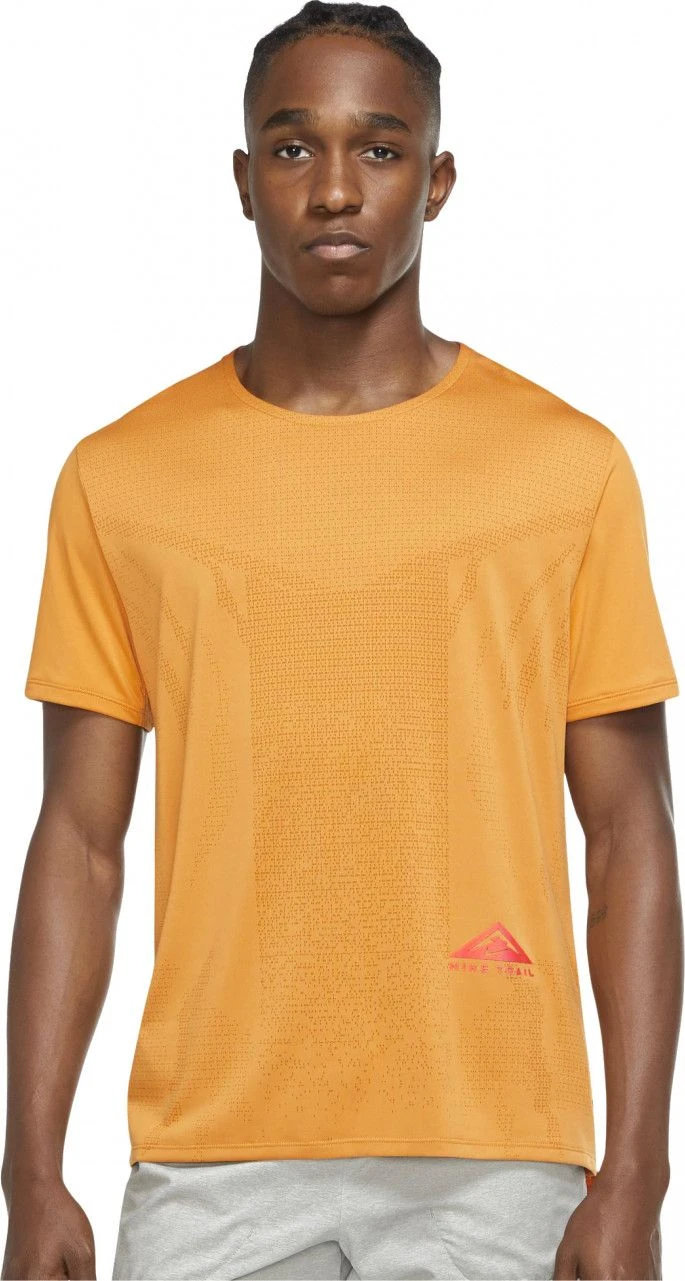 Nike Dri-Fit Rise 5 Trail Orange Short Sleeve Jersey