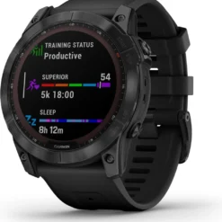 Garmin Fenix 7X Sapphire Solar Sport Watch Black