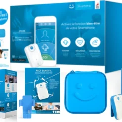Pack BLUETENS Electrostimulateur + Storage Case + Belt Clip