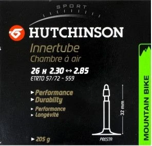 HUTCHINSON Inner Tube STANDARD 26 X 2.30 To 2.85 Presta