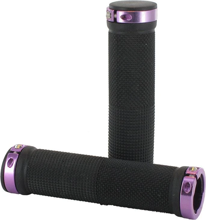 SB3 Pair KHEOPS Lock On Grips Black Violet