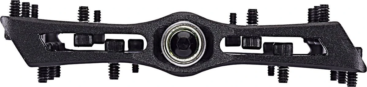 Reverse Black One Flat Pedals - Black Red - Image 2